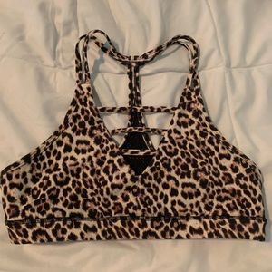 Zyia Leopard Grid Bra XL